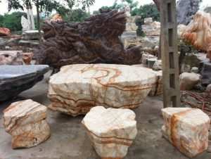 Bàn đá phong thủy màu khác nhau hợp với các mệnh khác nhau